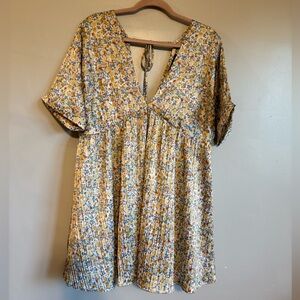 Lulu's Floral Print Dress